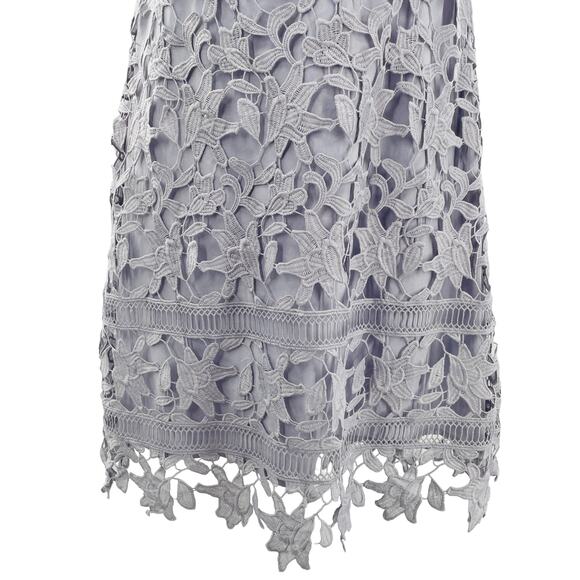 ASTR the Label Lavender Lace Overlay Off the Shoulder Party Dress Women Sz M NWT - Picture 6 of 11